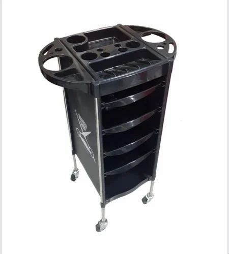 Black Plastic Beauty Salon Trolleys, For Professional at Rs 3200 in Chennai