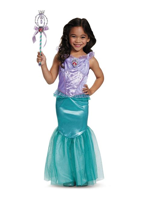 Ariel Disney Girls Costume - Disney Costumes