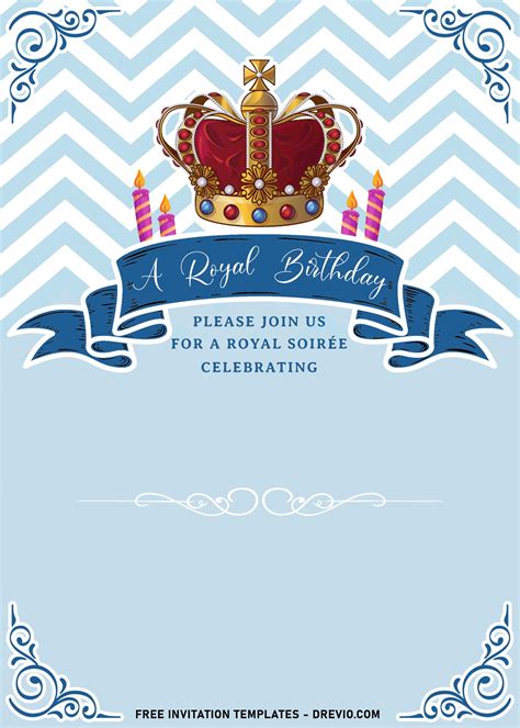 8+ Royal Baby Showe Invitation Templates | Download Hundreds FREE PRINTABLE Birthday Invitation ...