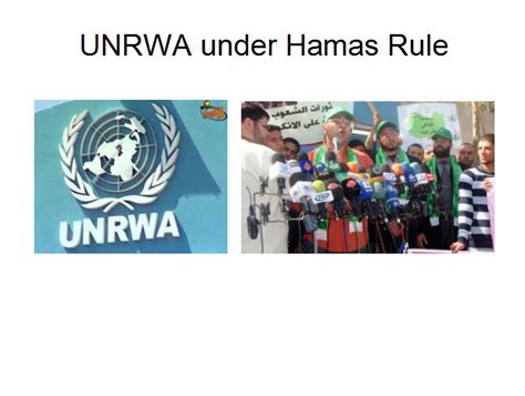 Power Point: Anatomy of Hamas takeover of UNRWA - Israel Behind the News