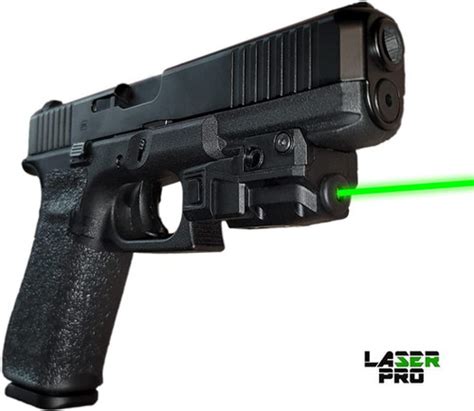 Green Rechargeable Laser Sight for Hand Gun Pistols w/a Rail | Laser ...