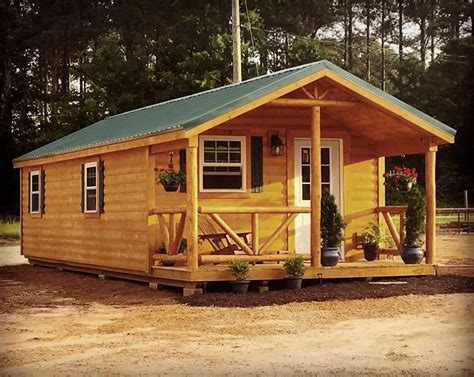 Top of the line 12' x 24' Woodland Cabin - 12' x 24' Modular Log Cabin for under $10,000 ...