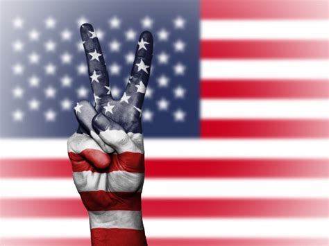 United States Flags With Peace Sign Free Stock Photo - Public Domain Pictures