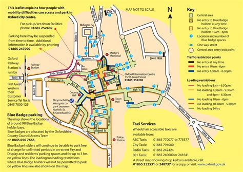 Blue Badge parking in Oxford city centre | Oxford Coffee Concerts