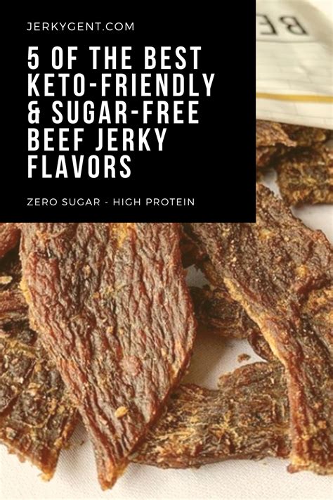 6 Of The Best Keto-Friendly & Sugar-Free Beef Jerky Flavors | Beef jerky, Flavorful beef, Sugar free