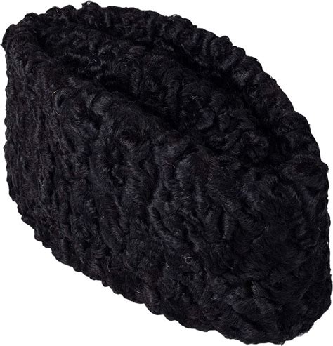 EASTIFIED Diplomat Karakul Hat/Persian Hat - Astrakhan Fur Karakul/Persian Cap with Sweatband ...