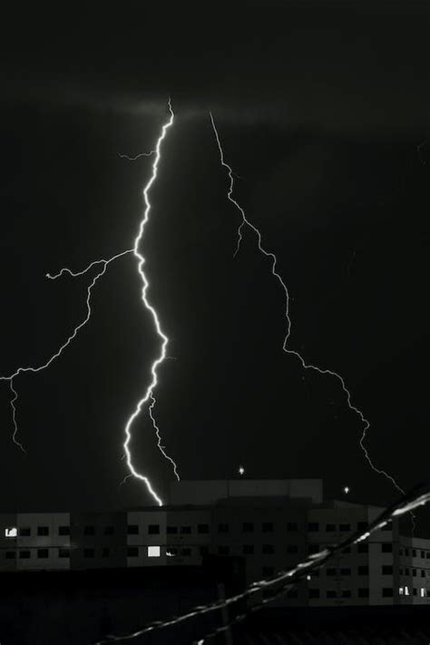 Lightning Strikes in the Darkness of the Night · Free Stock Photo