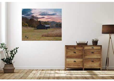 Fall Barn & Farm Landscape Image Farmhouse Image Country - Etsy