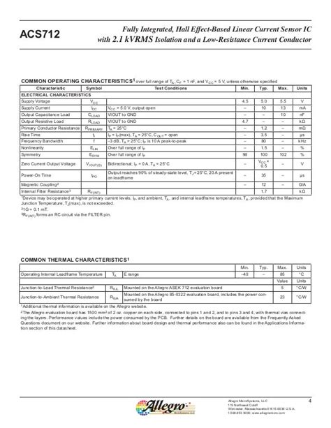 Acs712 datasheet