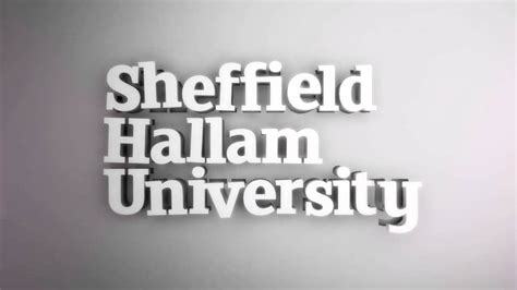 Sheffield Hallam University ident - 3D logo - YouTube