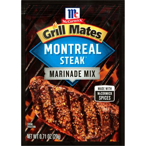 McCormick Grill Mates Montreal Steak Marinade Mix, 0.71 oz - Walmart.com - Walmart.com