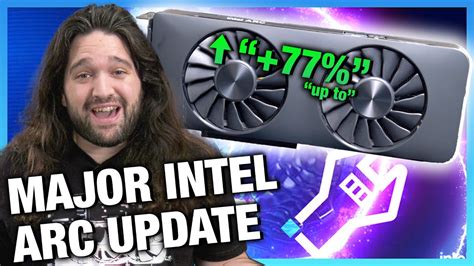 Massive Intel Arc GPU Driver Update Claims 10% to 77% Gains