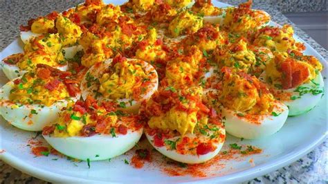 BACON DEVILED EGGS SOUL FOOD - YouTube