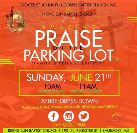 Praise On The Parking Lot – Greater Saint Johns FGB Church