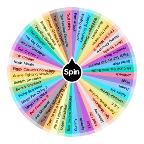 ROBLOX Game Wheel | Spin The Wheel App