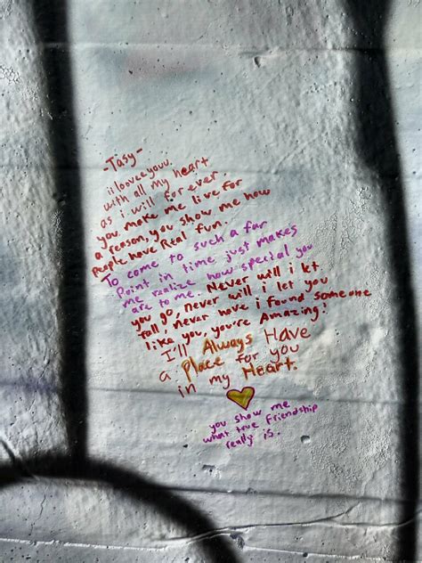 Love poem | Love poem written over some graffiti in a cement… | Flickr