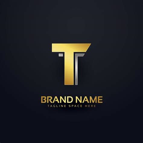 golden letter T logo concept design template - Download Free Vector Art, Stock Graphics & Images