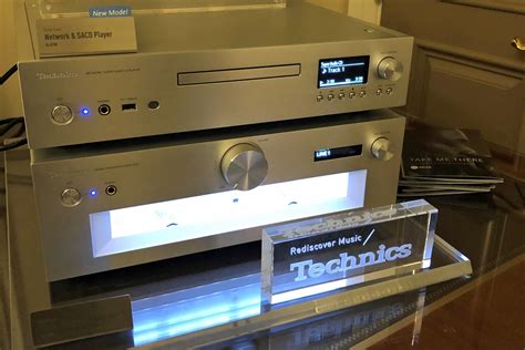 The Technics Grand Class SL-G700 Network Super Audio CD Player plays ...