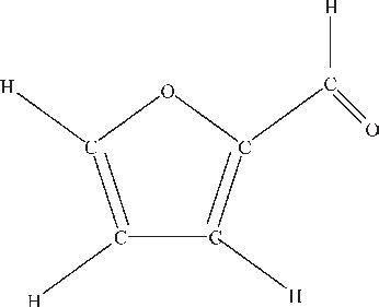 Molecular structure of furfural. | Download Scientific Diagram