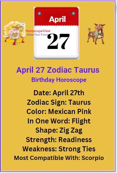 April 27 Zodiac Sign Taurus Traits, Compatibility and More