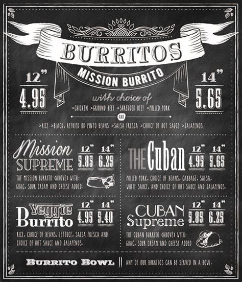 The Menu of Taco del Sol on Behance