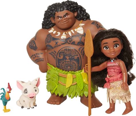 Disney Moana Moana, Maui, Pua, Hei Hei Kakamora Set Of Plush | lupon.gov.ph