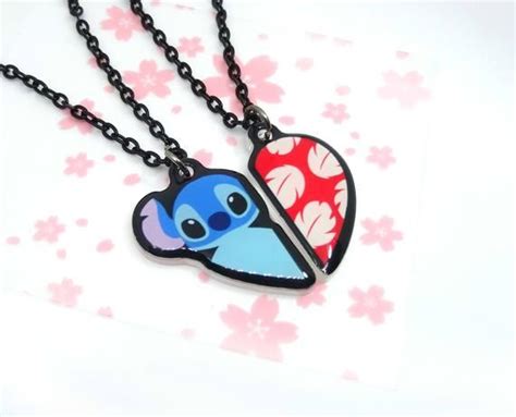 Lilo and Stitch BFF Necklace Set | Etsy | Bff necklaces, Lilo and stitch, Cute couple necklaces