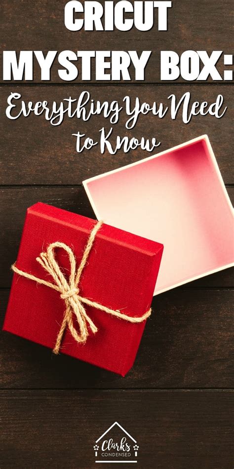 The Cricut Mystery Box: Everything You Need to Know - Clarks Condensed