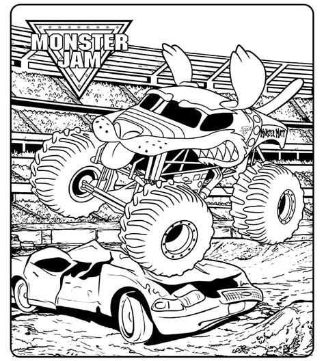 Images Of Monster Trucks To Colour In at tanzaynblog Blog