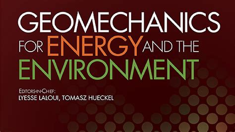 Geomechanics for Energy and the Environment's journal growth - EPFL