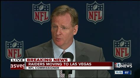 NFL owners vote to move the Raiders to Las Vegas