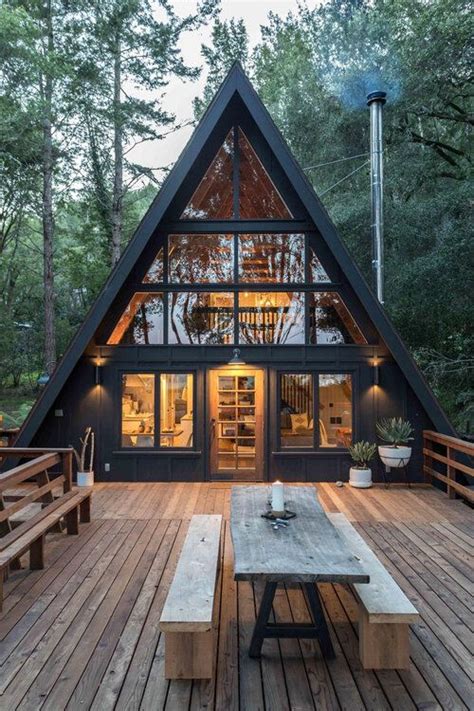 At Home in A-Frames — The Journal | Alps & Meters | Tiny house design, House exterior, Cabin design