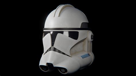 ArtStation - Clone Trooper Phase II helmet from Star Wars