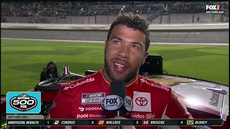 BUBBA WALLACE POST RACE INTERVIEW - 2022 DAYTONA 500 NASCAR CUP SERIES ...