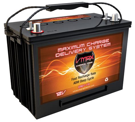 VMAX XTR27-110 12V 110AH DEEP CYCLE, XTREME AGM BATTERY