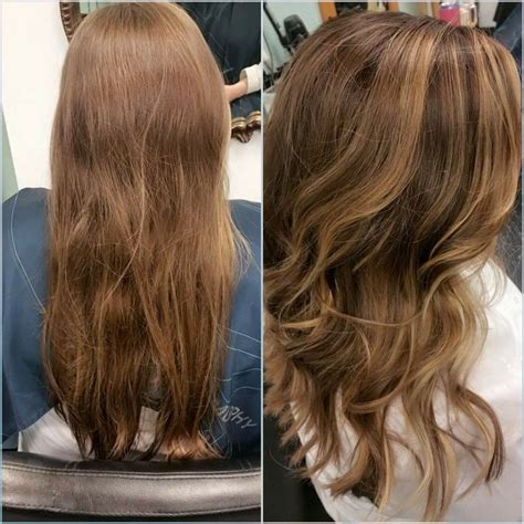 Before and after Davines hair color by Ashlee Hill | Hair beauty, Long ...