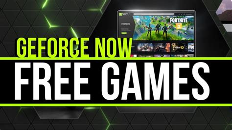 GeForce Now FREE Games | geforce free games available - YouTube