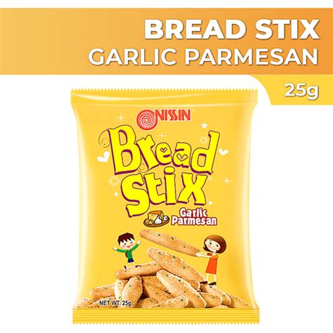 Nissin Bread Stix Garlic Parmesan | 25g | Monde Nissin | Walter Mart