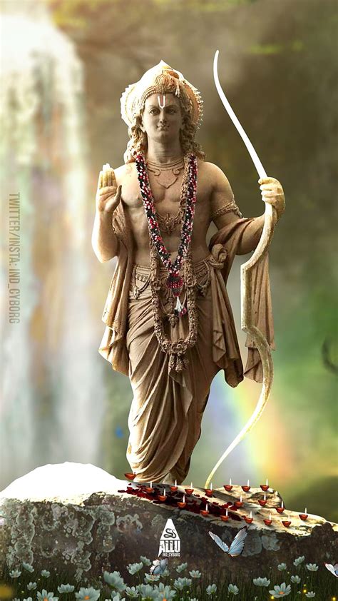 Lord Ram Statue, lord ram, statue, god, bhakti, HD phone wallpaper | Peakpx