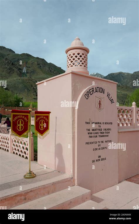 Kargil War Memorial in Dras, Ladakh, India Stock Photo - Alamy