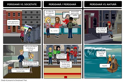 Povești de Conflict Storyboard ידי ro-examples