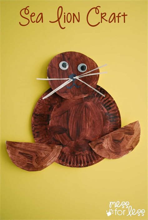 Uniquely Californian Sea Lion Craft - Mess for Less