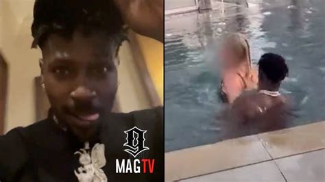 Antonio Brown Is Unbothered After Leaked Dubai Swimming Pool Video ...