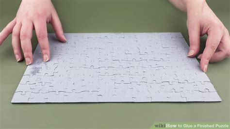 3 Ways to Glue a Finished Puzzle - wikiHow