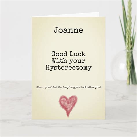 Hysterectomy Funny Customizable Card | Zazzle in 2022 | Funny get well cards, Get well cards, Cards