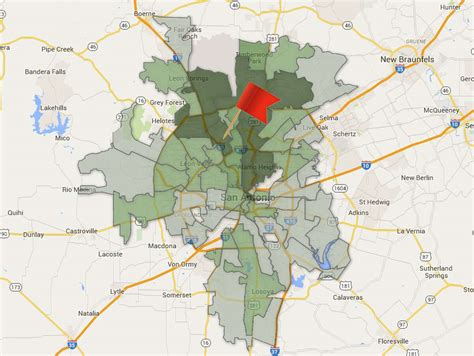 30 San Antonio ZIP codes that gave the most dollars to politicians, PACs in 2014-2016