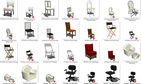 5750. Free Sketchup Furniture Interior Model Download