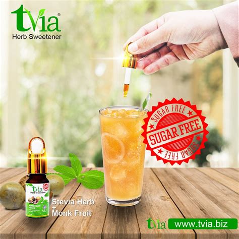 Pemanis Stevia Cecair 10ml tVia (Stevia Sweetener 10ml) | Shopee Malaysia