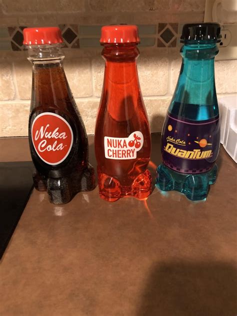 Got these 3 nuka cola bottles : r/gaming