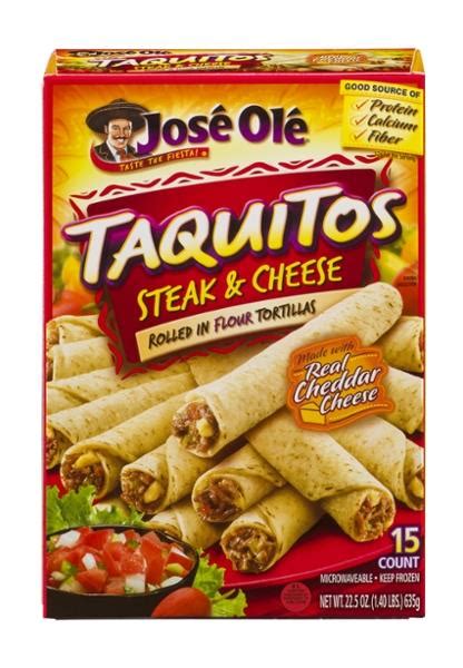 Jose Ole Taquitos Steak & Cheese 15Ct | Hy-Vee Aisles Online Grocery ...